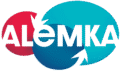 Variante del logotipo de Alemka Importaciones, marca peruana dedicada a ofrecer productos prácticos, innovadores y útiles para el hogar.