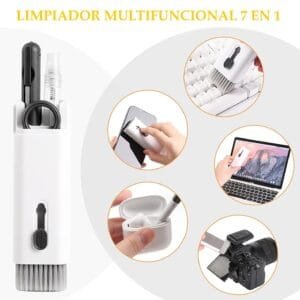 Kit limpiador multifuncional 7 en 1 para gadgets, teclado, auriculares, laptop y cámara – Alemka Importaciones Perú