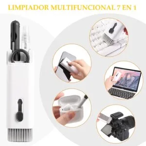 Kit limpiador multifuncional 7 en 1 para gadgets, teclado, auriculares, laptop y cámara – Alemka Importaciones Perú